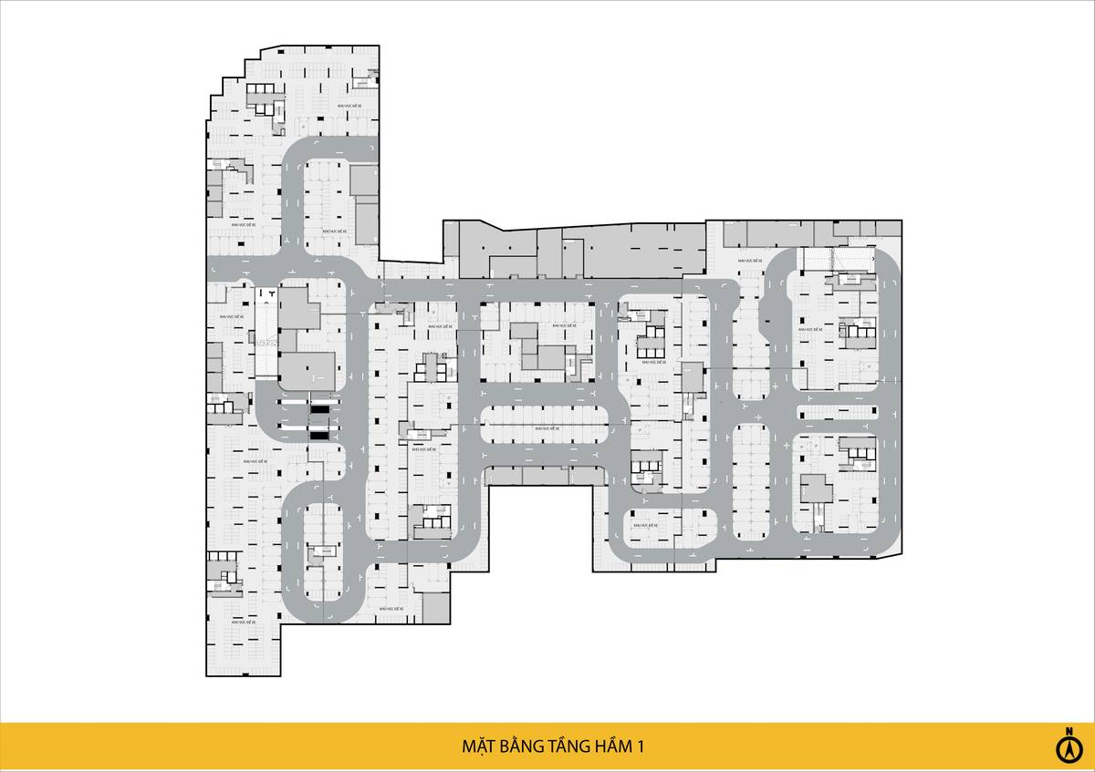 Tầng hầm B1 Bcons Central Park 1