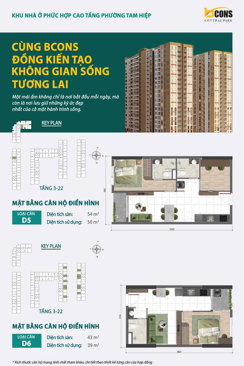 Căn hộ 1 phòng ngủ 1