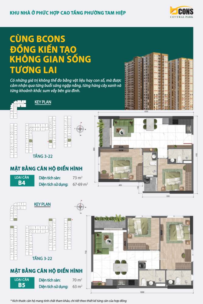 Căn hộ 2 phòng ngủ 7