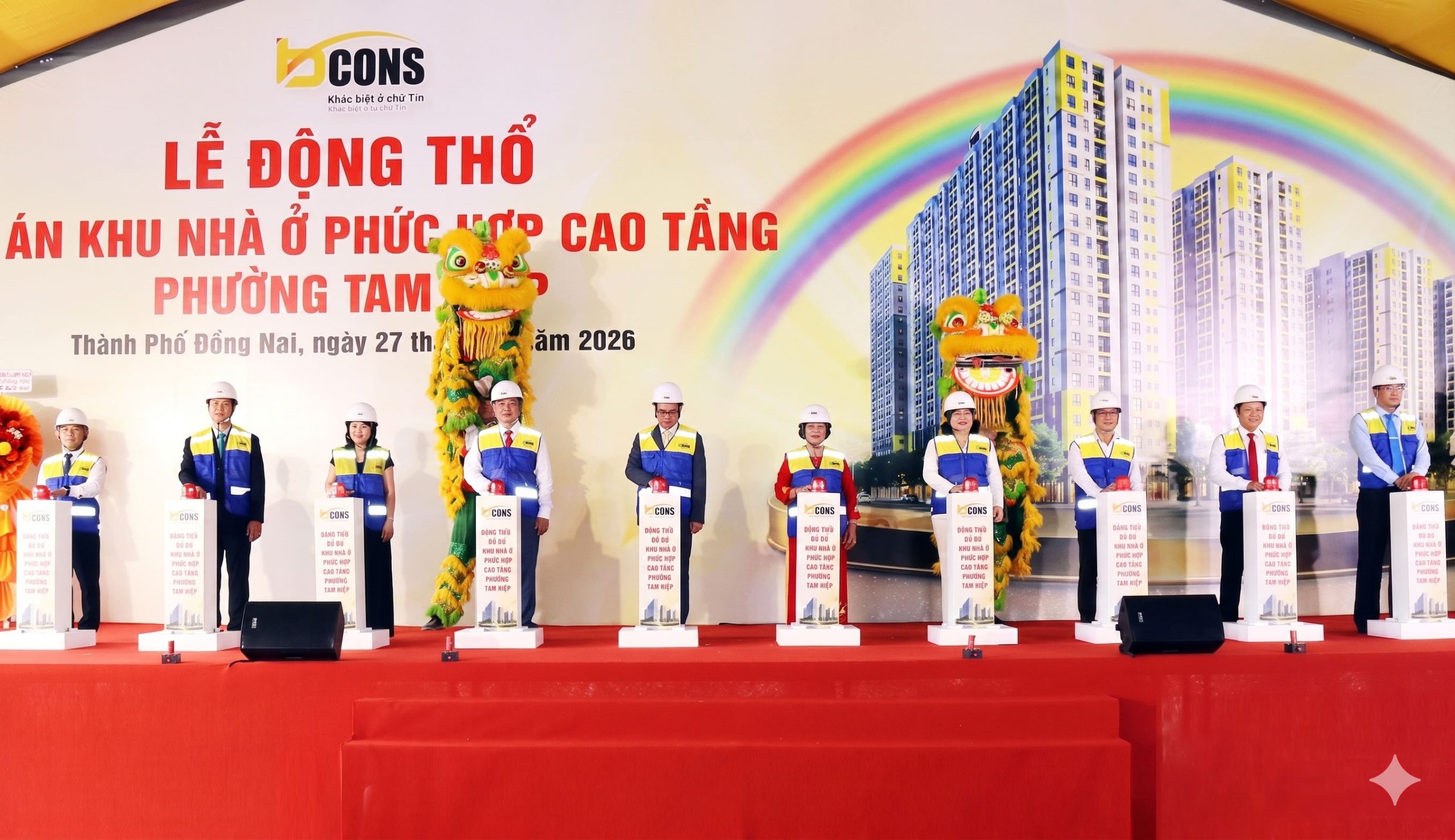 Tiến độ Bcons Central Park